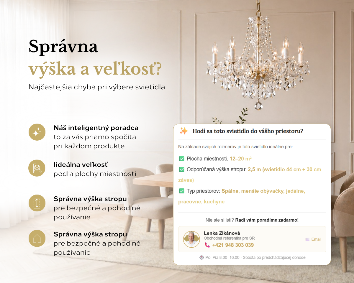 Správna výška a veľkosť? Náš chytrý poradca to vyrieši za vás