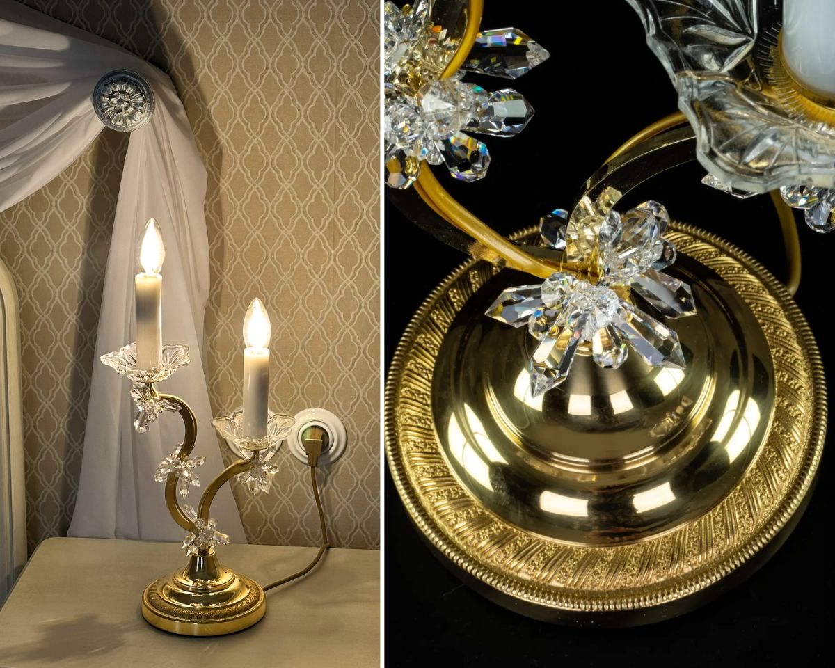 Stolná lampa Mária Terézia