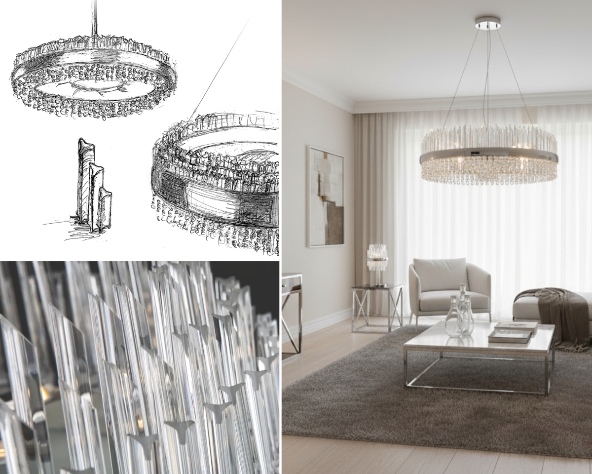 Dizajnové svietidlo ELH001