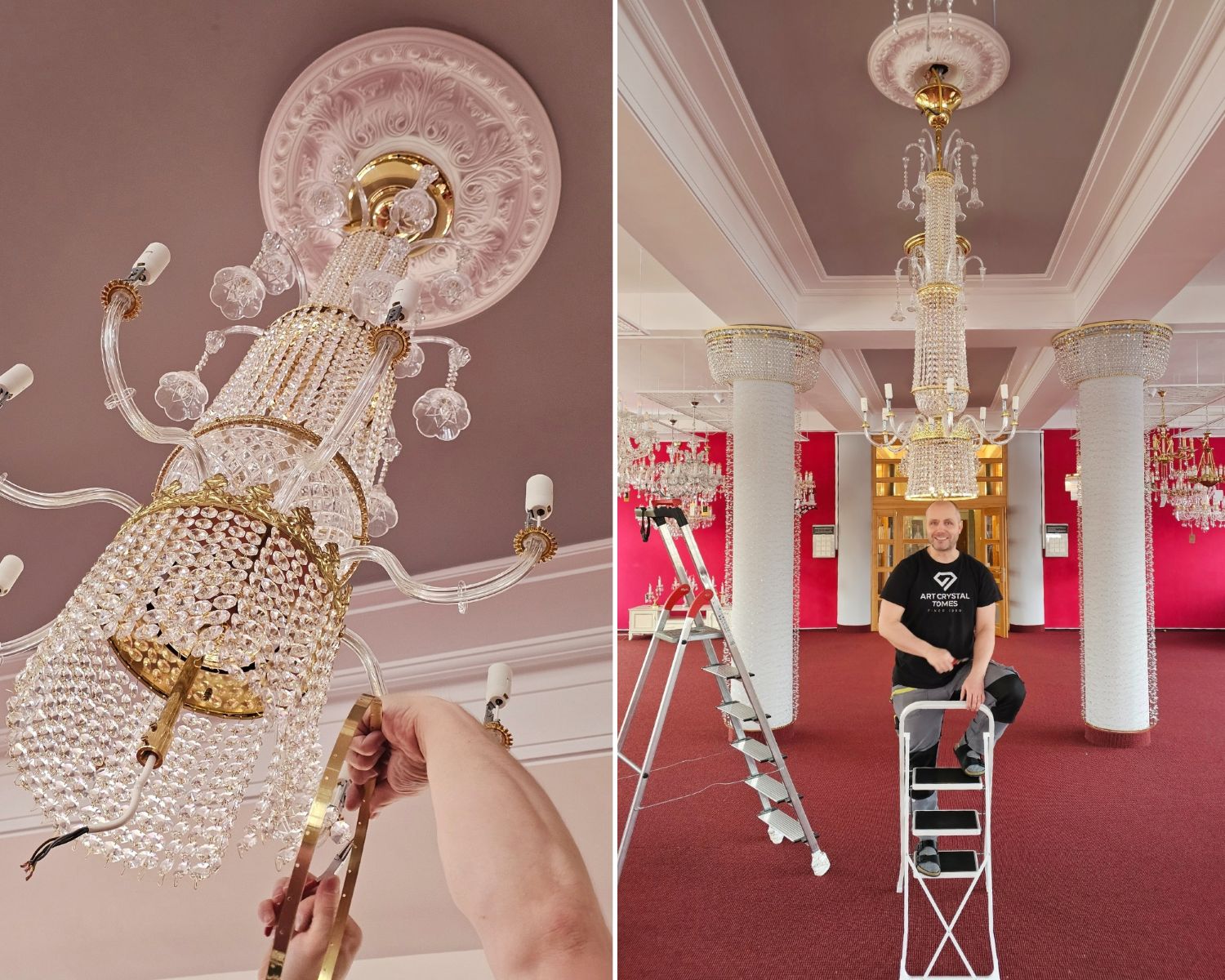 showroom lustrů artcrystal