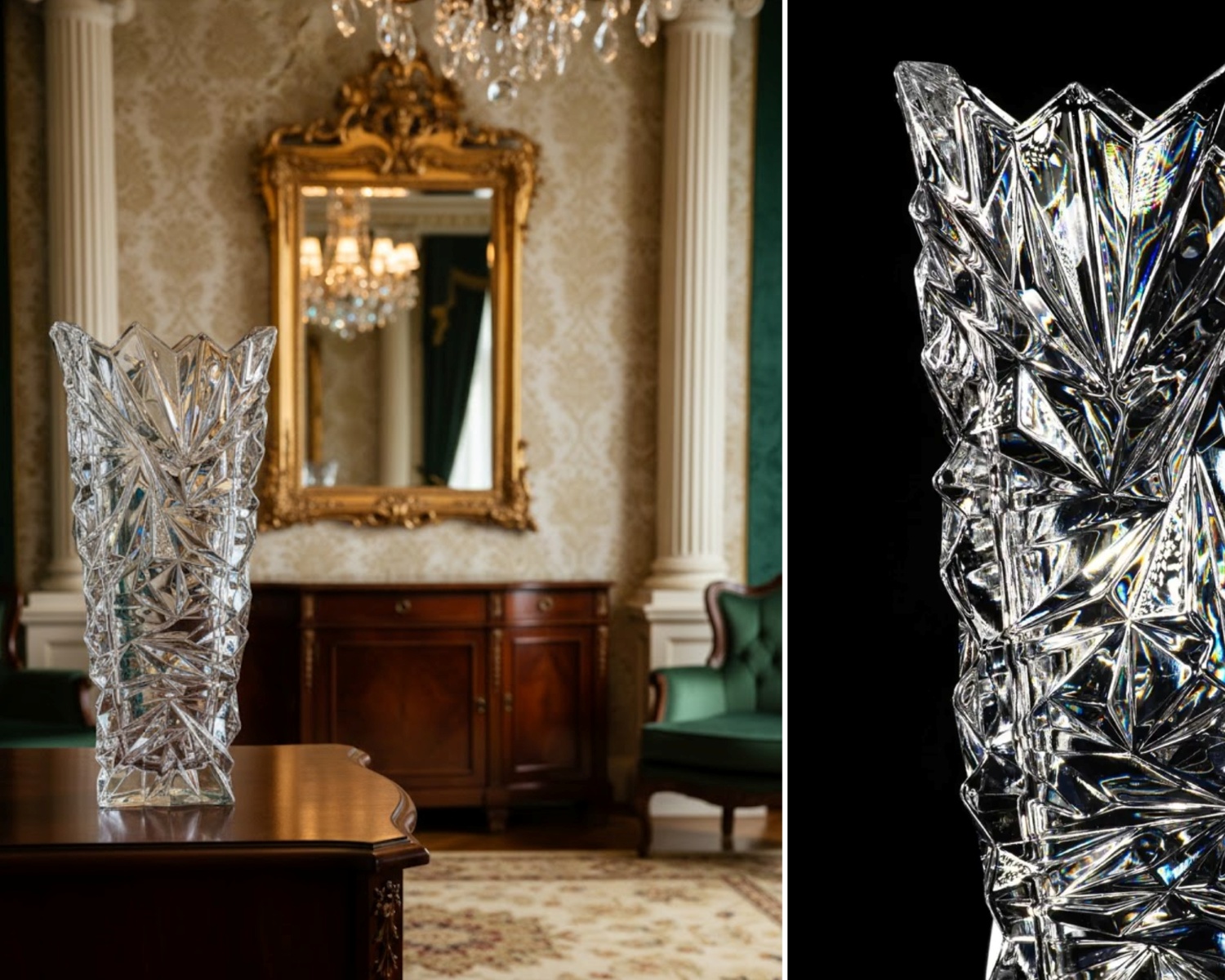 Vysoká sklenená váza BG10370