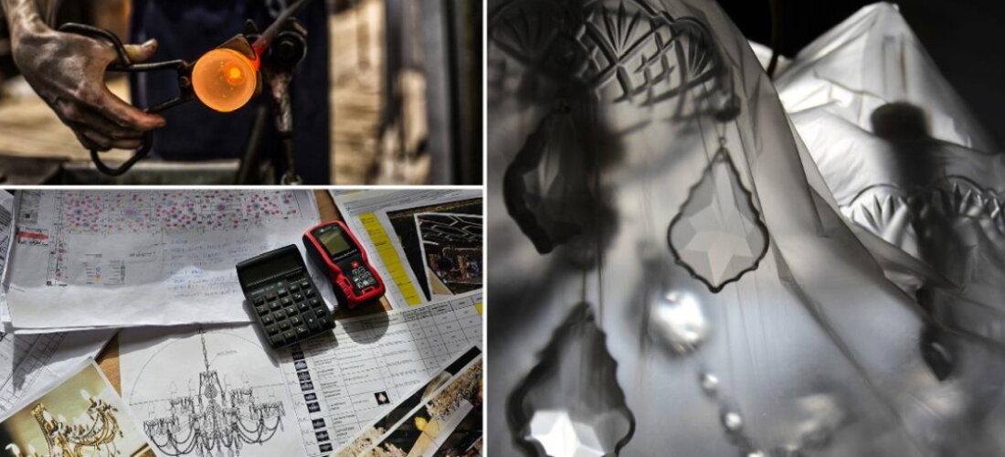 Ručná výroba krištáľových lustrov – ArtCrystal Tomeš