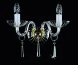 Nástenné svietidlo krištáľové N149CLN