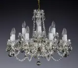 Luster s farebnými ovesy L074B 8007