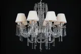 Luster krištáľový LLCH08S CRYSTAL-WHITE