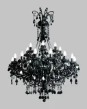 Krištáľový luster čierny TX840080024