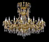 Mosadzný luster luxusný L367CLN