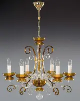 Luster sklenený EL414600 topas