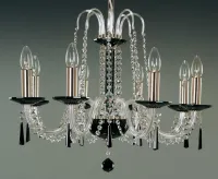 Luster sklenený čierny EL210803Black