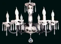 Luster sklenený čiernobiely EL6126183mat