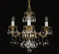 Luster mosadzný s ovesy L345CLN