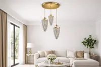 Závesné svietidlo krištáľové L473CLN