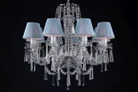 Luster krištáľový LLCH08S CRYSTAL-GREY