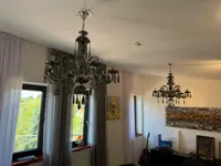 Krištáľový luster čierny ATCH06A