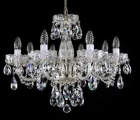 Luster brúsený L037CE  - Strieborný