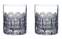 Brúsené poháre na whisky 2ks 20260-320ml