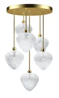 Moderné závesné svietidlo ELA05Crystal