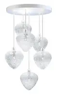 Moderné závesné svietidlo ELA05Crystal