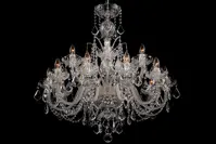 Luster krištáľový LUCH15SW  - Strieborný
