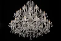 Luster krištáľový LUCH24SW  - Strieborný