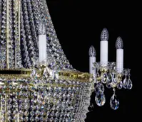 Luster s ovesy strass L189CE