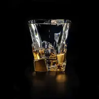 Krištáľový set na whisky BG26107ZLATO-S