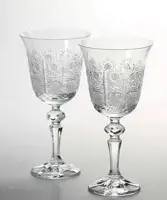 Brúsené poháre na víno 2ks 12116-170ml