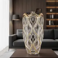 Sklenená váza Ocean Gold RAG87C01300G Sklenená váza Ocean Gold RAG87C01300G