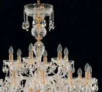 Luster luxusný krištáľový  EL6214219SWPB - detail 