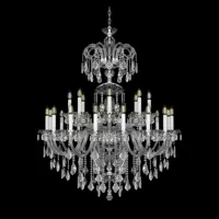 Luster krištáľový luxusný EL1282404PB