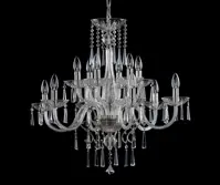 LUSTER KRIŠTÁĽOVÝ AL152 - Strieborný