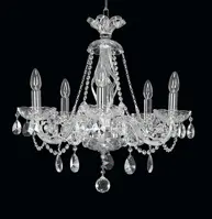 LUSTER KRIŠTÁĽOVÝ EL415502 - Strieborný