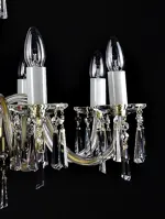 LUSTER KRIŠTÁĽOVÝ  LW507080100G - detail sviečky
