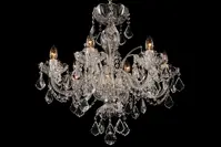 Luster krištáľový LUCH6SW - Strieborný