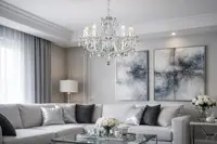 Krištáľový luster EL1001001ACPB