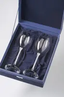 Krištáľové sklenice na sekt 2ks