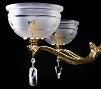 Mosadzný luster  L16150CE - detail 