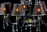 Luster s tienidlami zlatohnedý EL210814