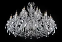 Luster luxusný křištáľový  EL1072801PB - Strieborný