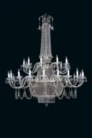 Luster luxusný křištáľový EL7444002 - Strieborný