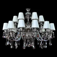 Luxusný luster s tienidlami  LW167181101 - Strieborný