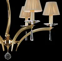 Luster mosadzný LLCH06Sirm