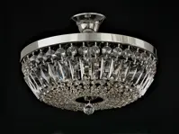 Stropné svietidlo košové LW011060100G - Strieborný