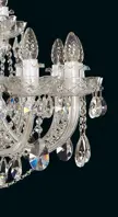 Tradičný krištáľový luster EL1022802 - detail sviečky