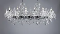 Luster krištáľový moderný EL1021402 OVALPB