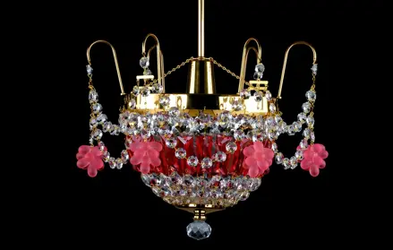 Luster s ovesy víno AL136