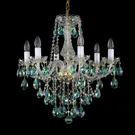 Luster s farebnými ovesy L098CE 5005