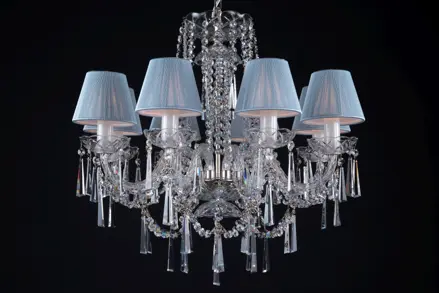Luster krištáľový LLCH08S CRYSTAL-GREY