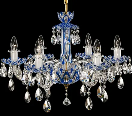Luster krištáľový modrý EL601613