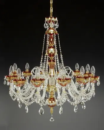 Luster krištáľový maľovaný AL106